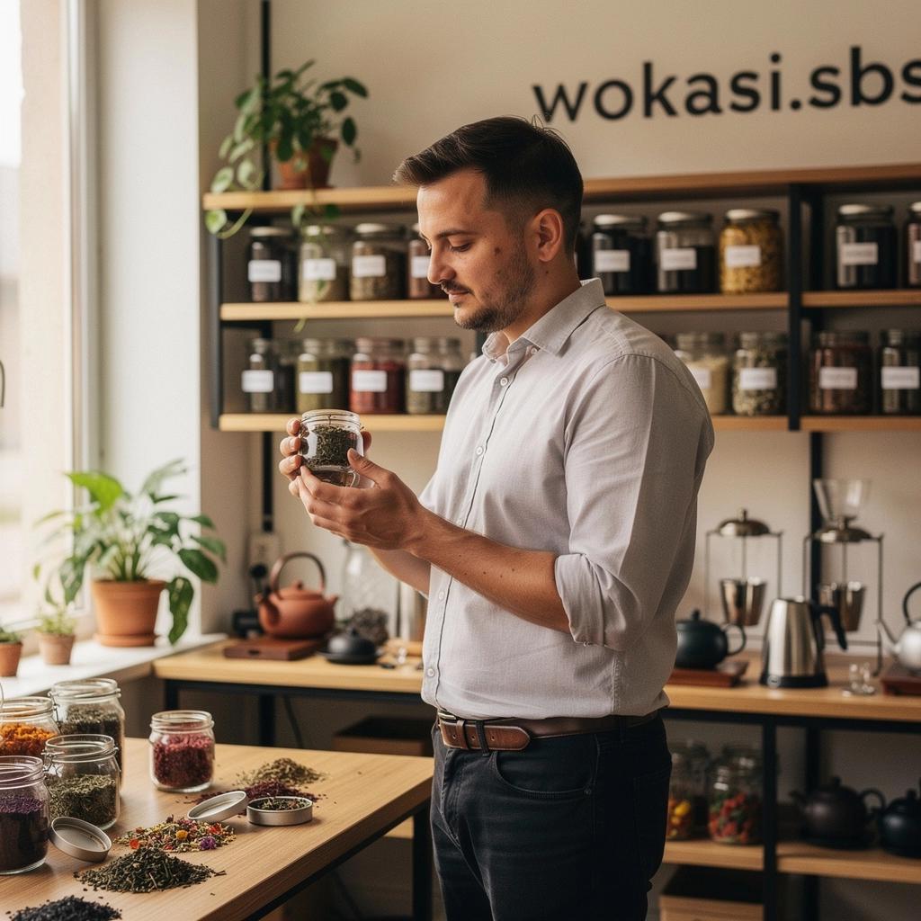 Žena vychutnávajúca si šálku čaju na terase s výhľadom na prírodu